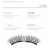 Magnetic Eyelashes：Suitable for any makeup style