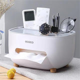 2-in-1 Desktop Storage Tissue Box