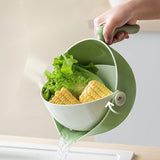 Double-layer Drainage Vegetable Washing Basin