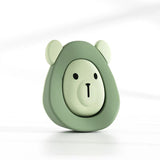 3-Pack Door Stopper Dual-use Bear-shaped Silicone Door Stopper