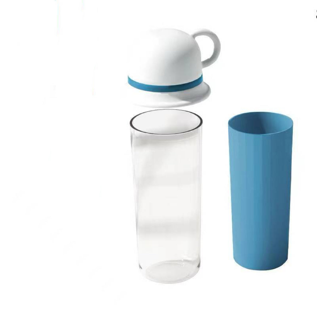 3-in-1 Toothbrush Travel Cup (for Home/Travel/Business Trips)